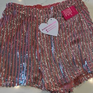 Buddy Live Watermelon Sequin Set. Shorts are NWT. Top was worn once